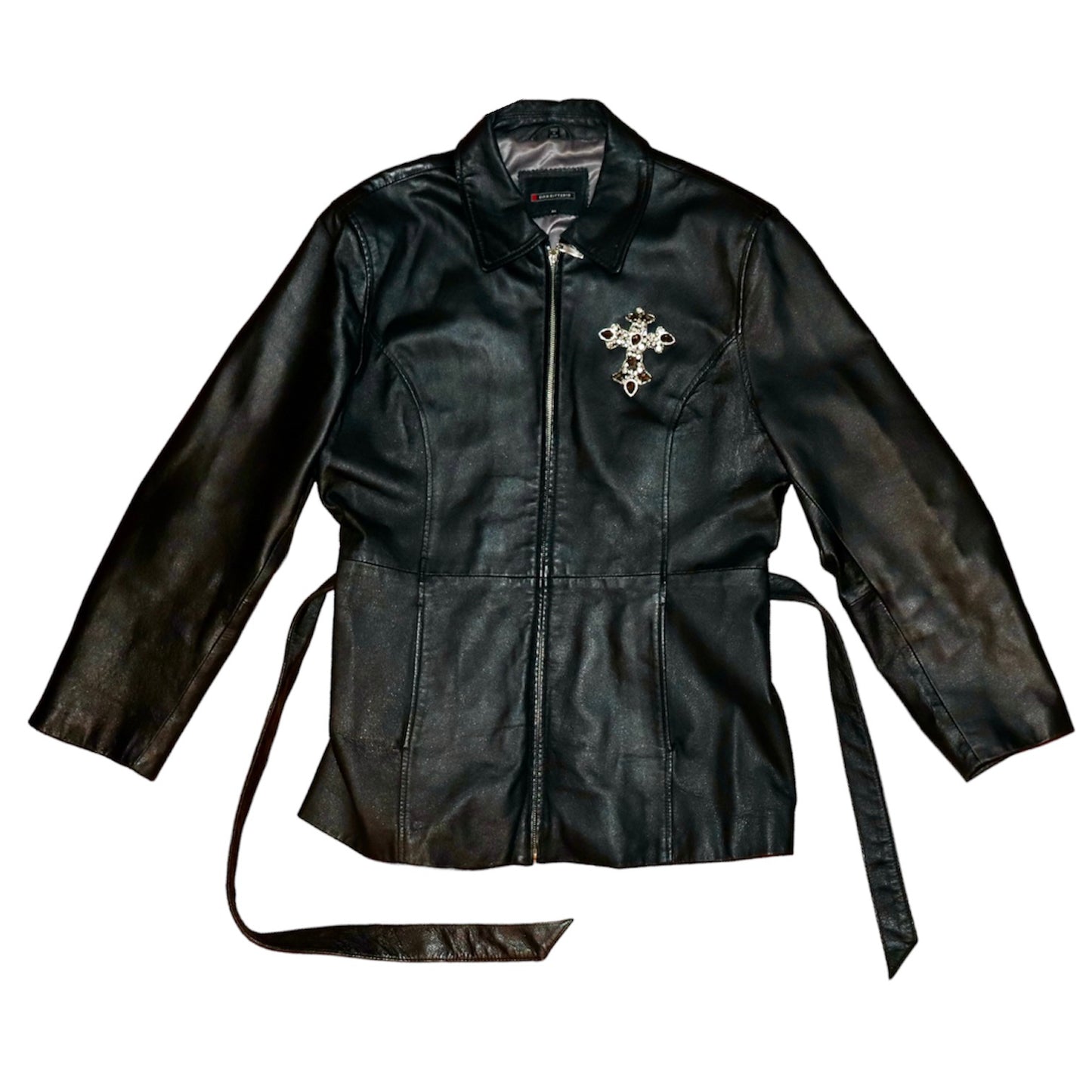 Leather Biker [Gothic Cross]